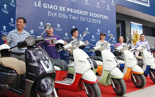 Peugeot Scooters s’installe au Vietnam