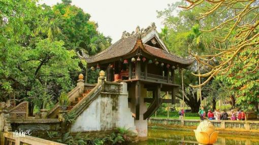 Visiter pagode Mot Cot historique millénaire à Hanoi