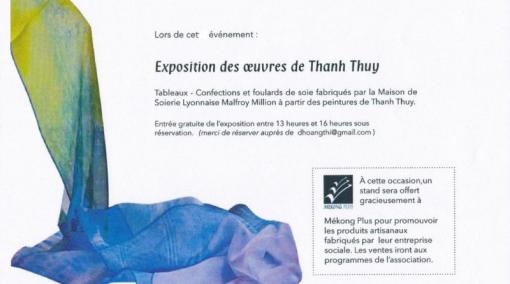 Samedi 7 juillet 2018 de 13h à 17h, exposition philanthropique gratuite de Thuy Thanh, artiste d’origine vietnamienne, à la Maison des Polytechniciens (Paris 7e) 