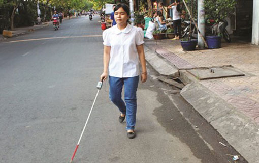 Une canne high-tech pour aveugles