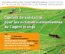 Val de Marne : concert de soutien aux victimes de l’agent orange